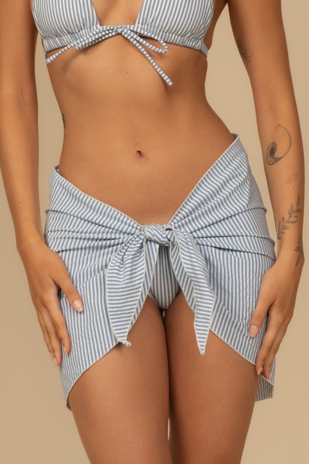 Classic Blue Stripe Sarong