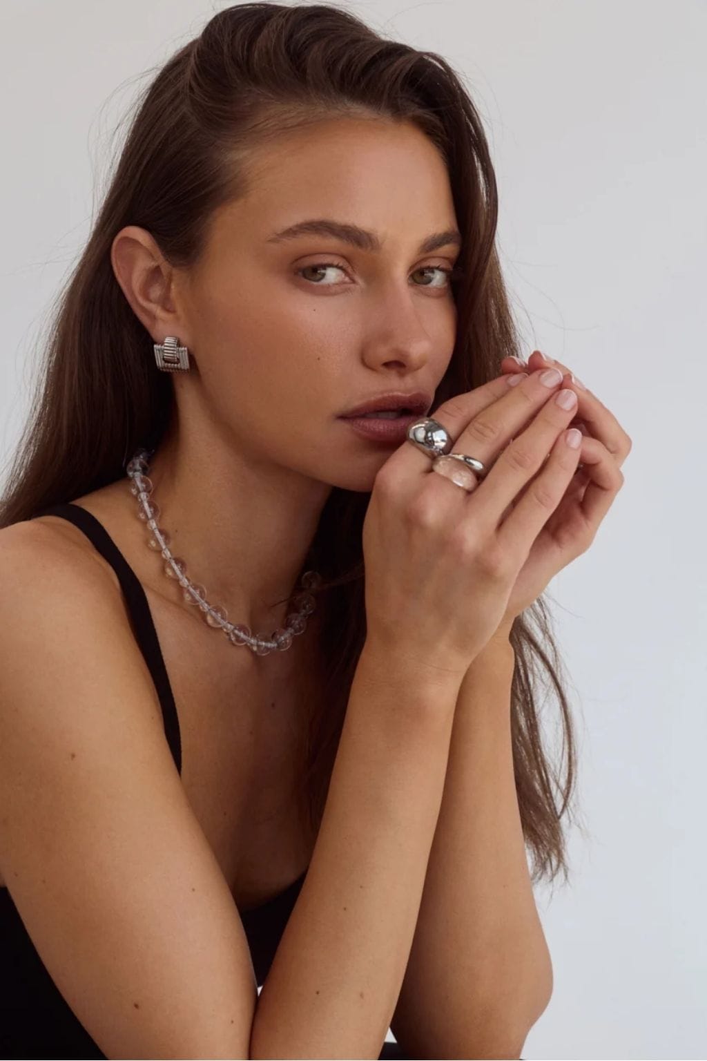 Cleo Necklace (Clear)