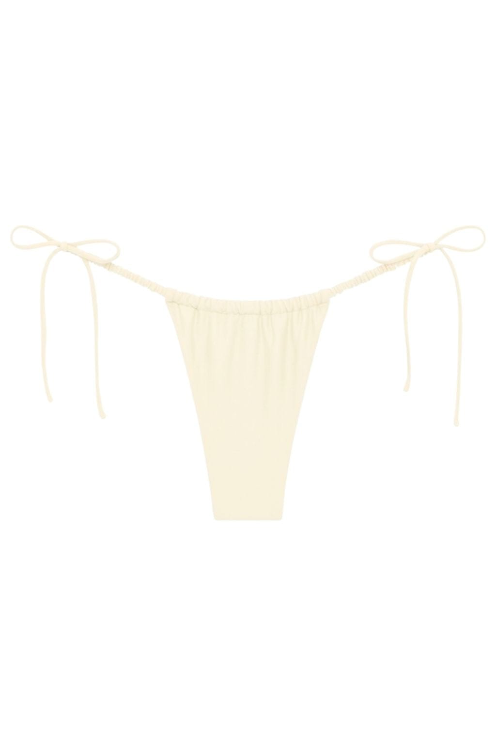 Cream Silkie Brasil (Scrunch) Bikini Bottom