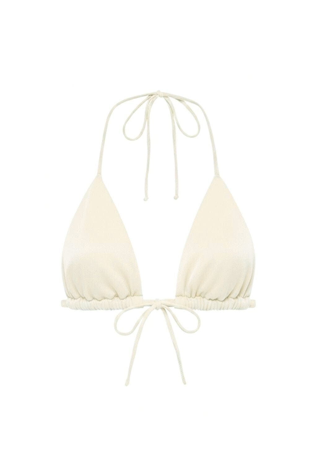 Cream Silkie Emma Bikini Top