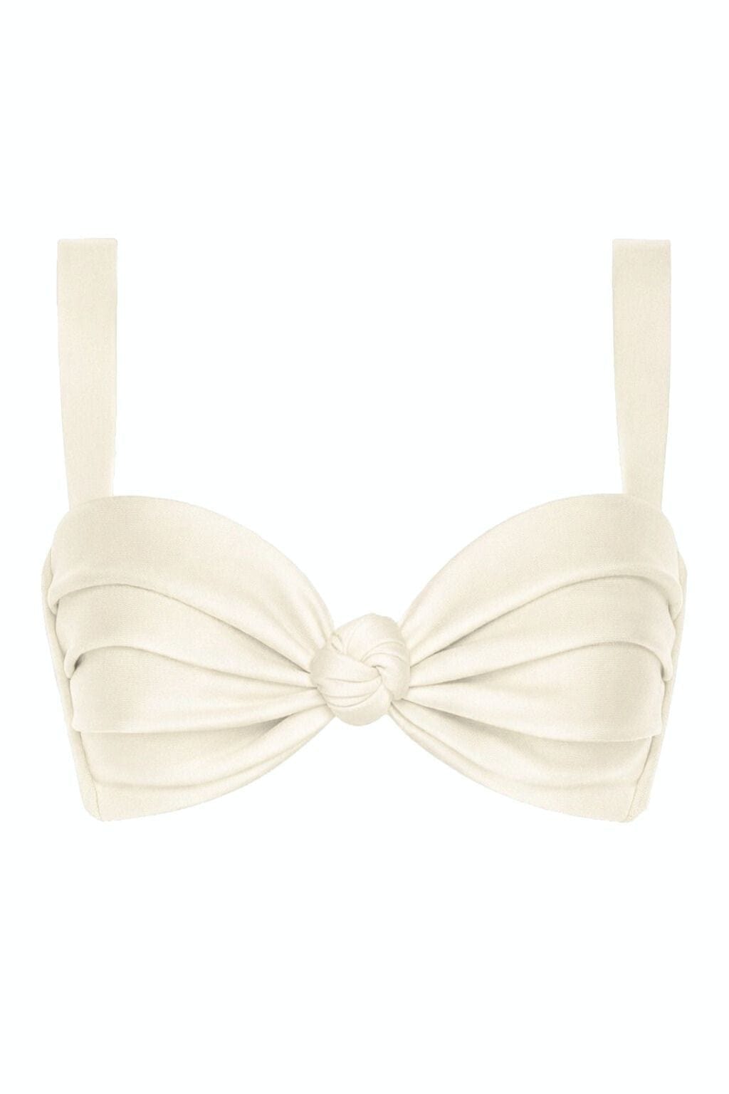 Cream Silkie Hayden Bikini Top