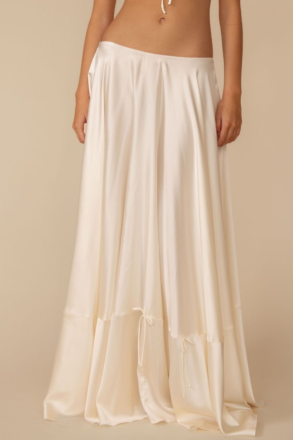 Cream Silkie Ana Skirt