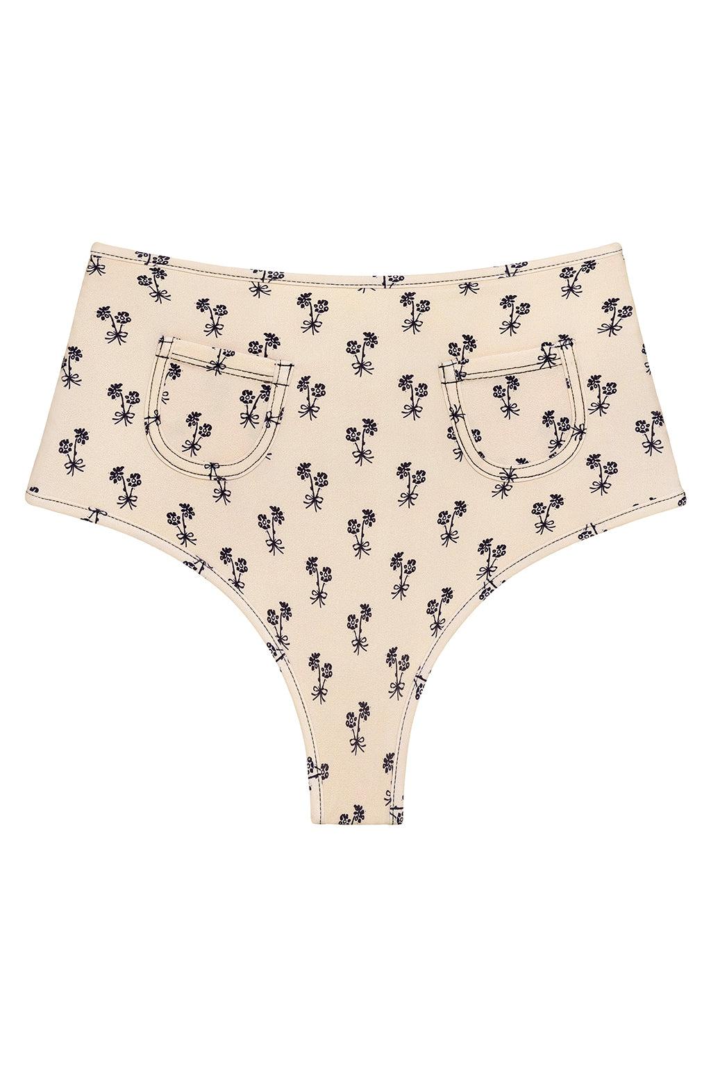 Cynthia Floral Polly Bikini Bottom