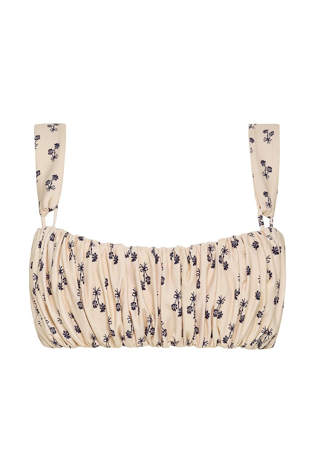 Cynthia Floral Victoria Bikini Top