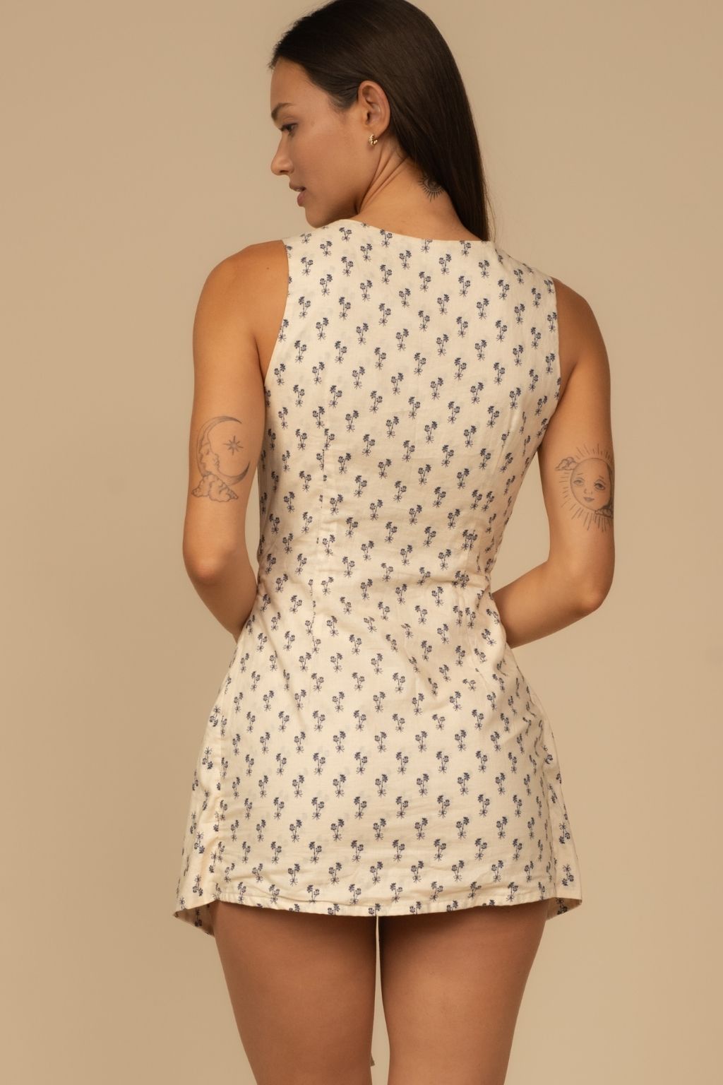 Cynthia Floral Ale Dress