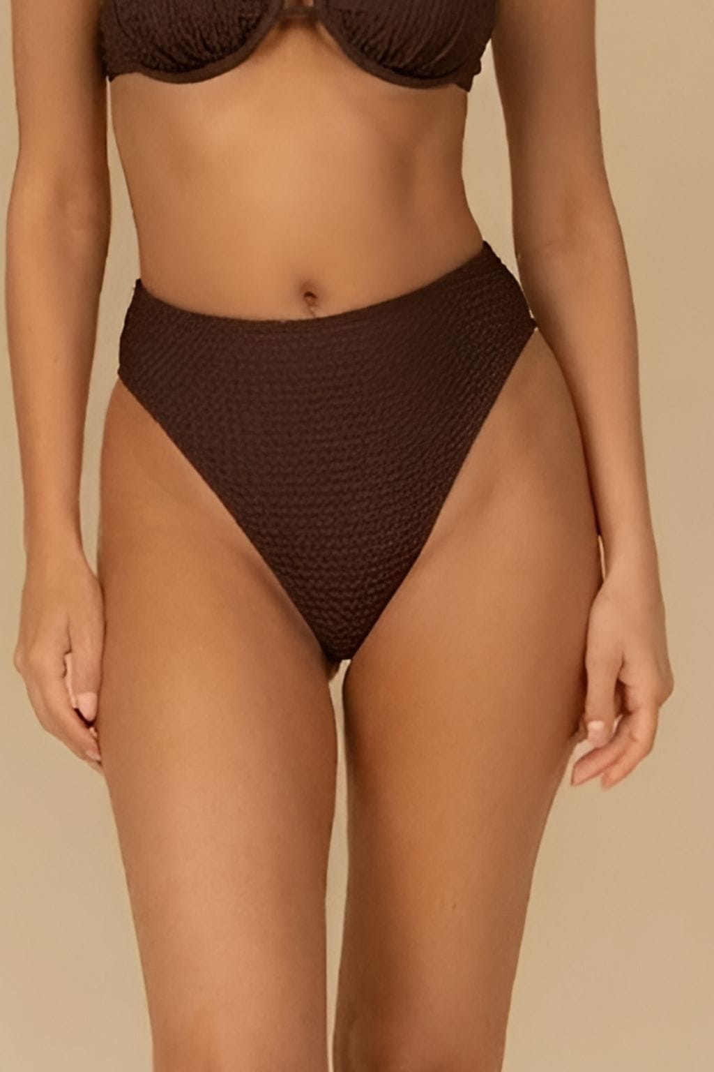 Espresso Crochet Paula Bikini Bottom