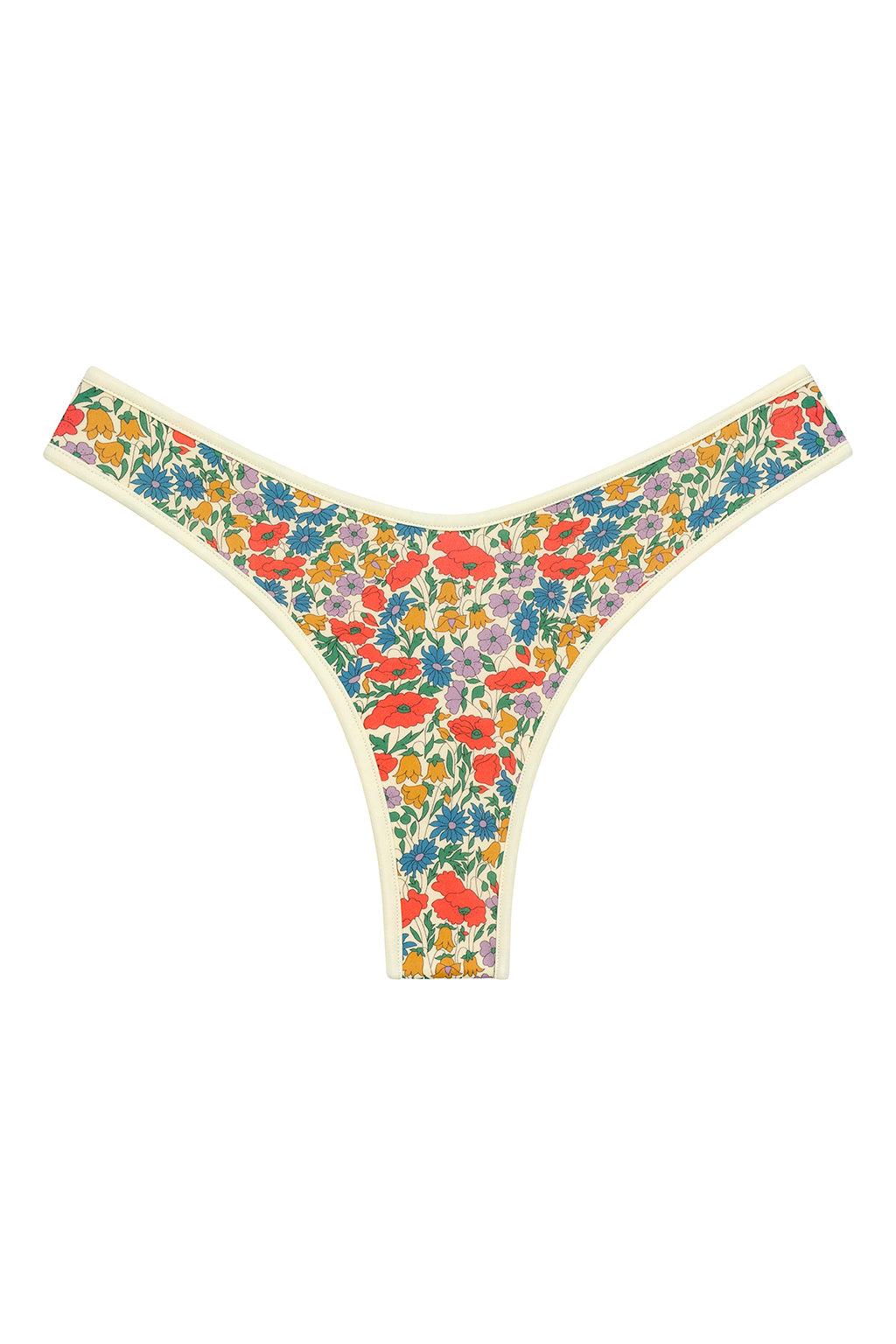 Florencia Floral Binded Lulu Bikini Bottom