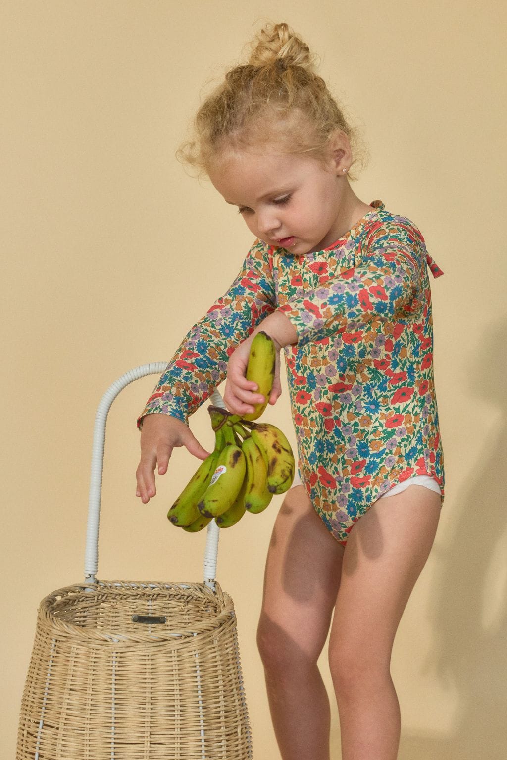 Florencia Floral Mini Long Sleeve One-Piece