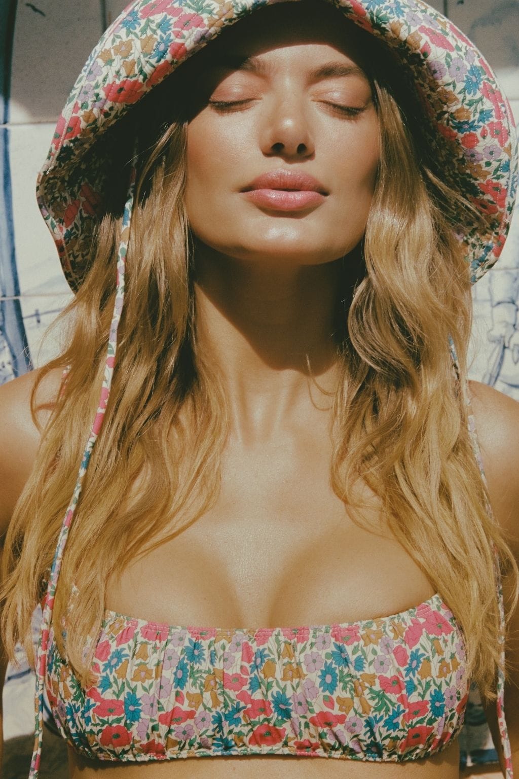 Florencia Floral Floppy Bucket Hat