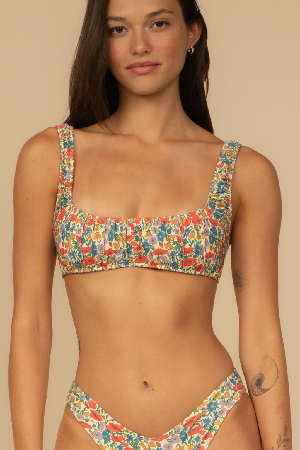 Florencia Floral Zoe Bikini Top