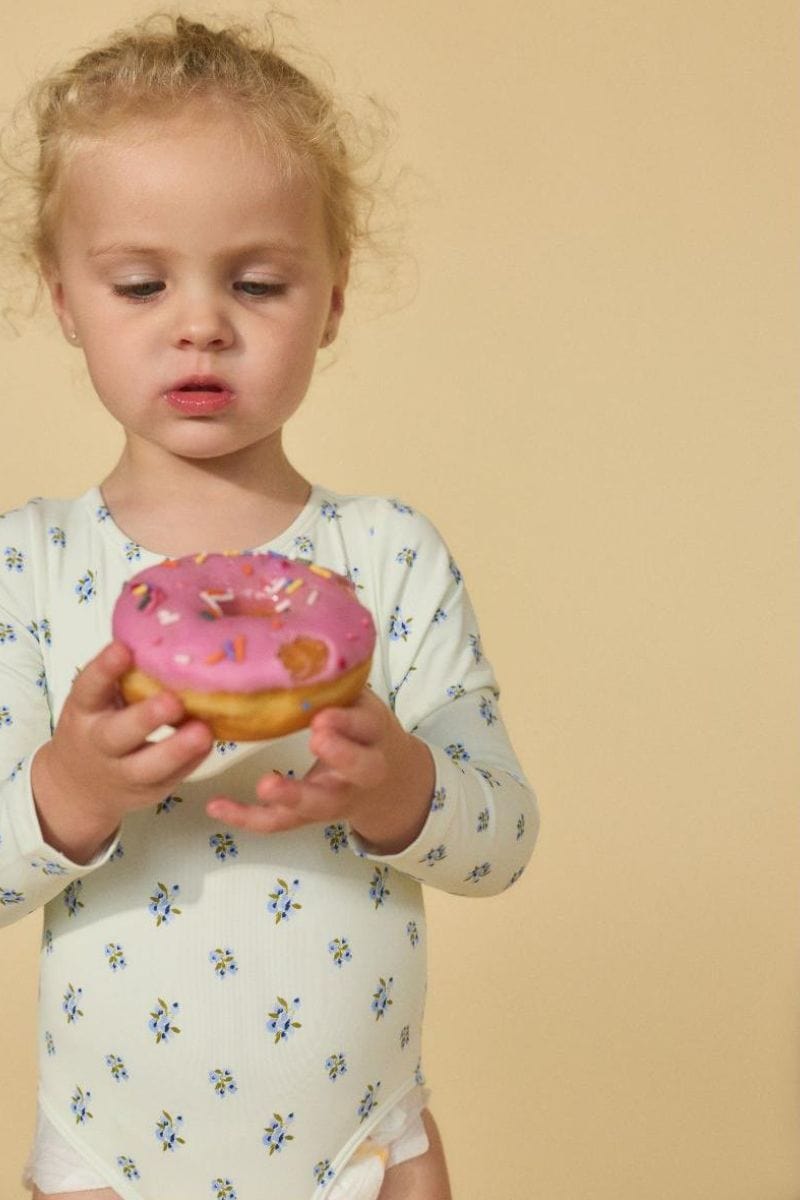 Heidi Floral Mini Long Sleeve One-Piece