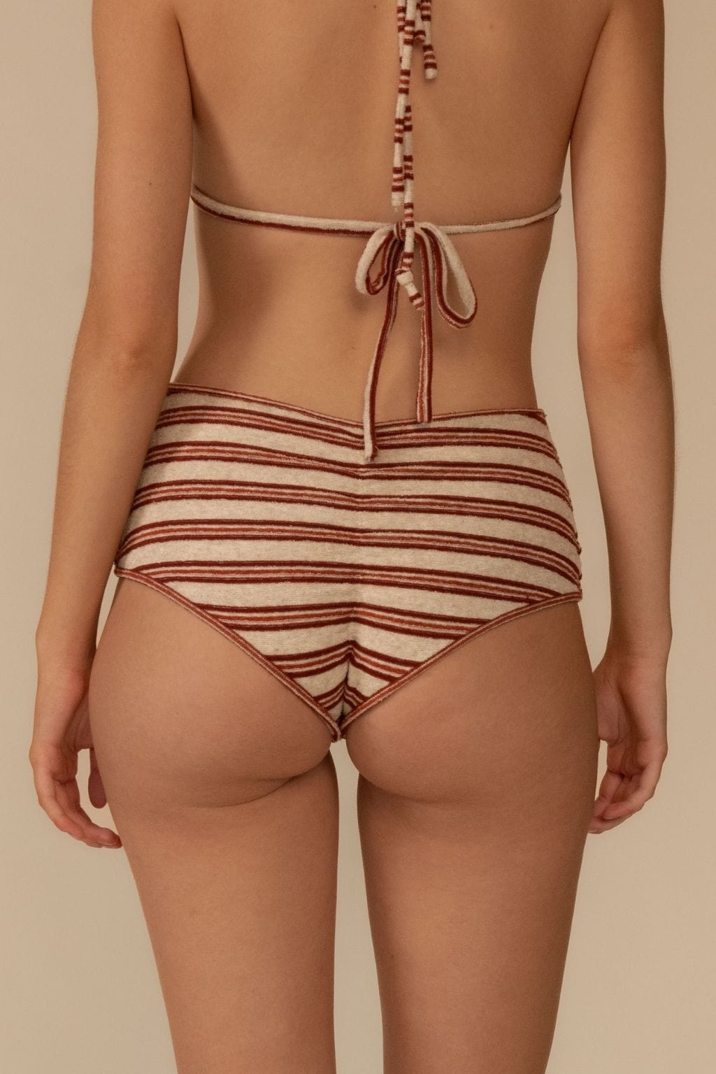 Joan Stripe Polly Bikini Bottom