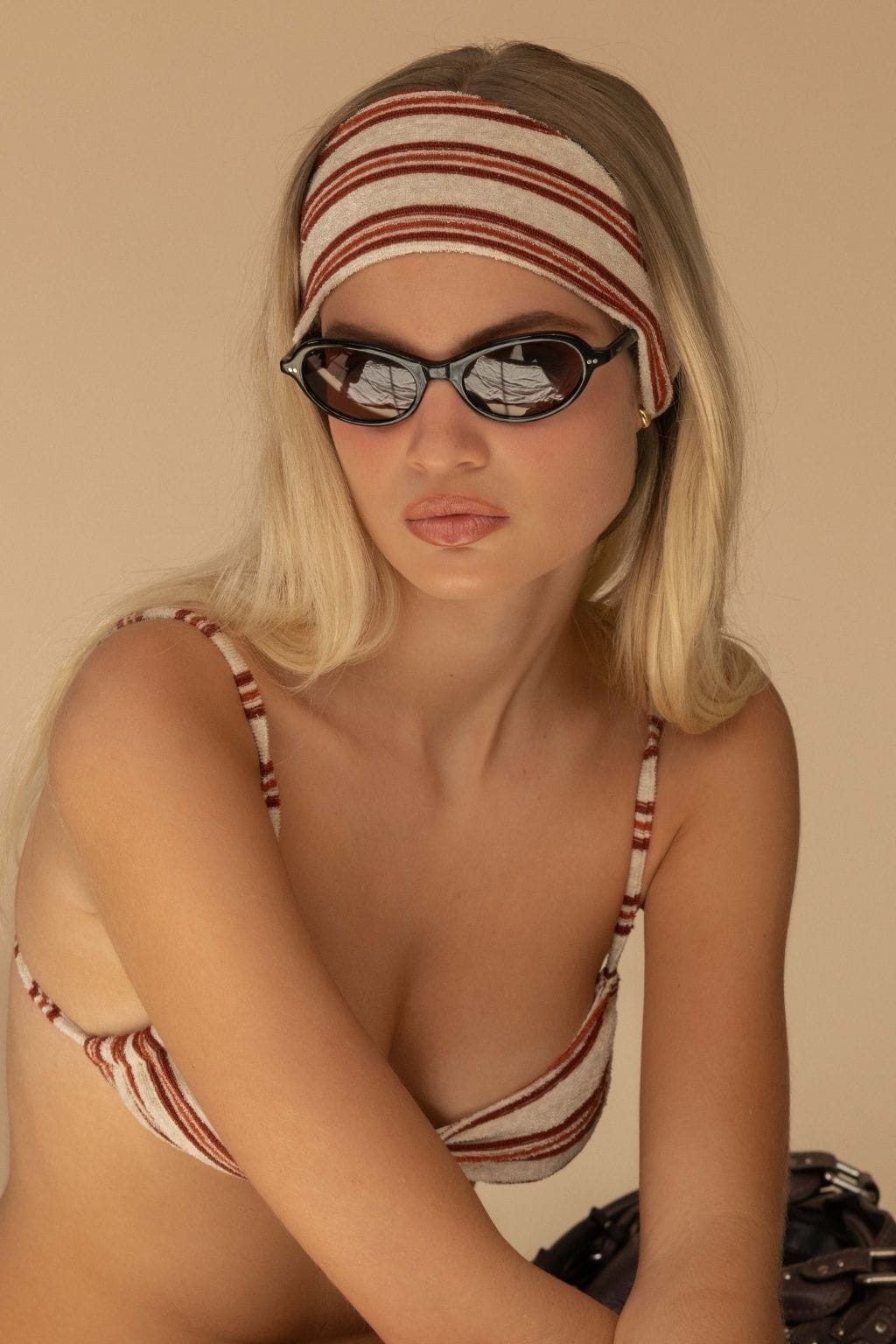 Joan Stripe Wide Headband