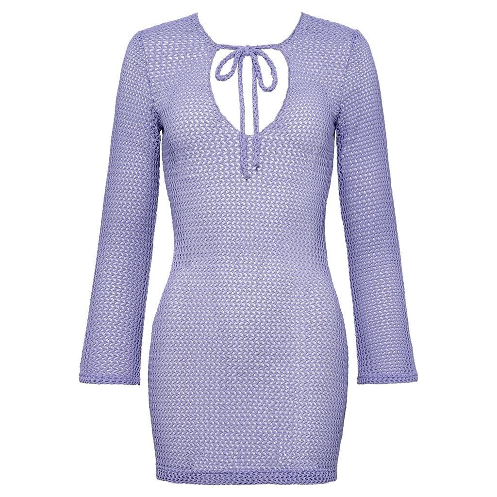 Lavender Crochet Sophia Dress