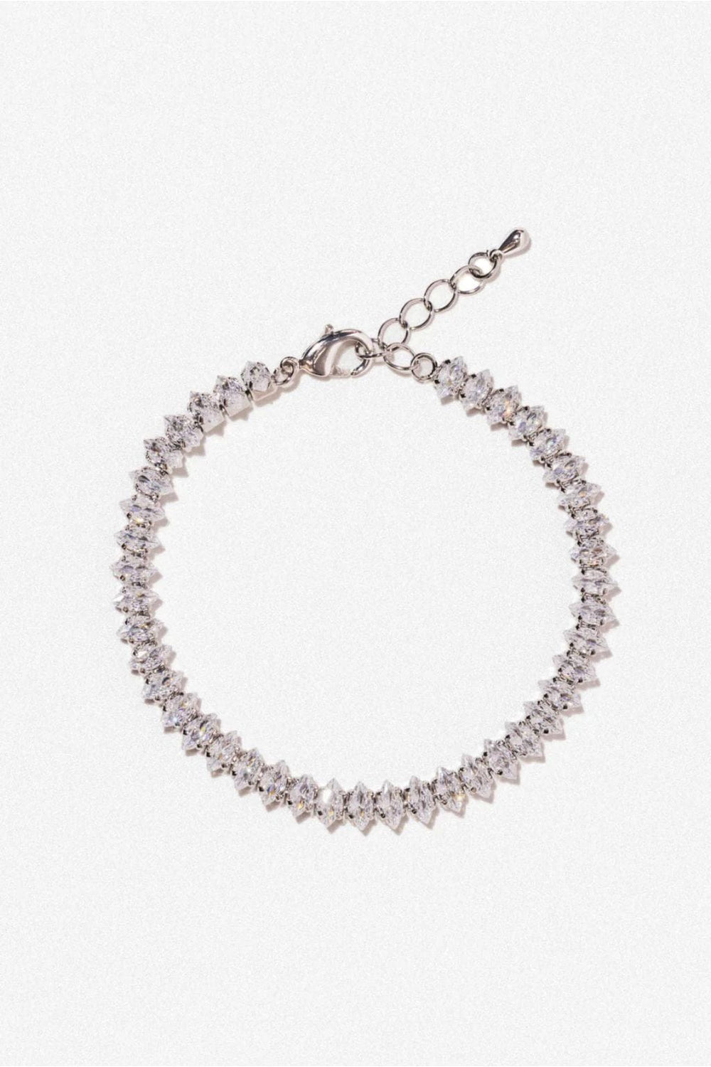 Lennox Tennis Bracelet (Silver)