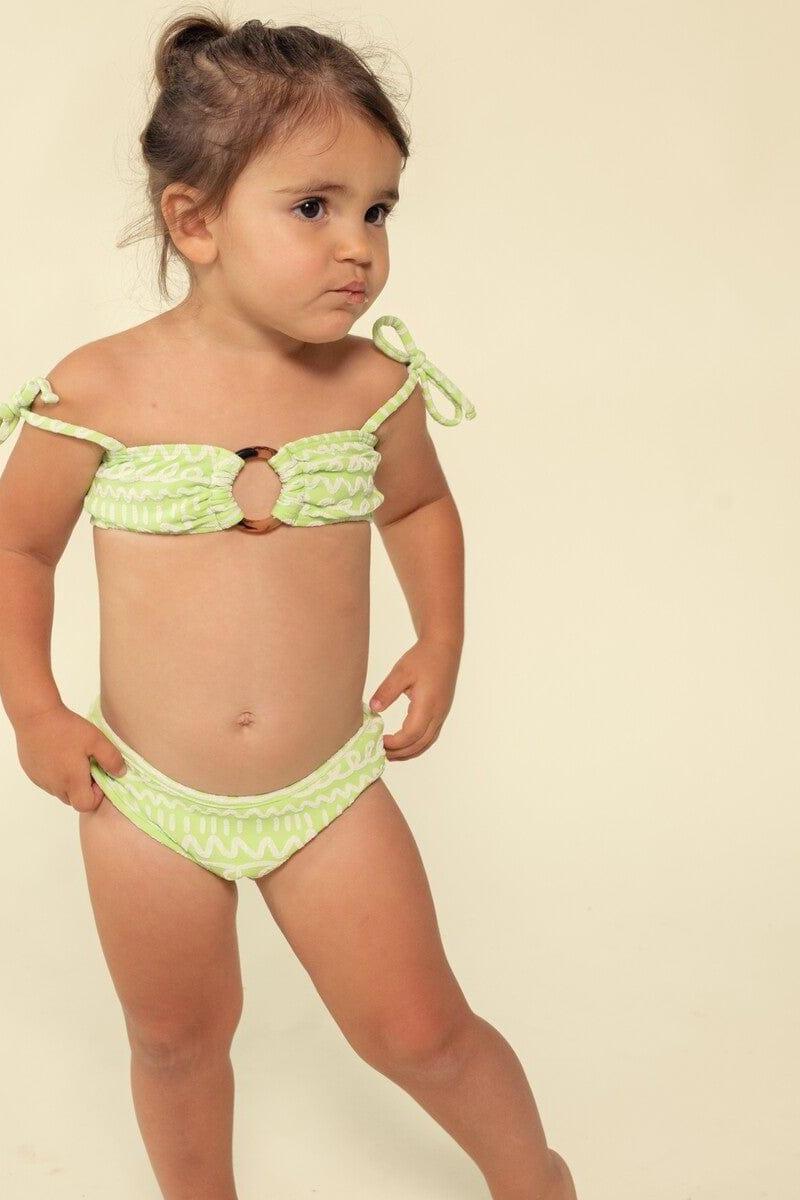 Lime Icing Mini Tori Bandeau x Lulu Bikini Set