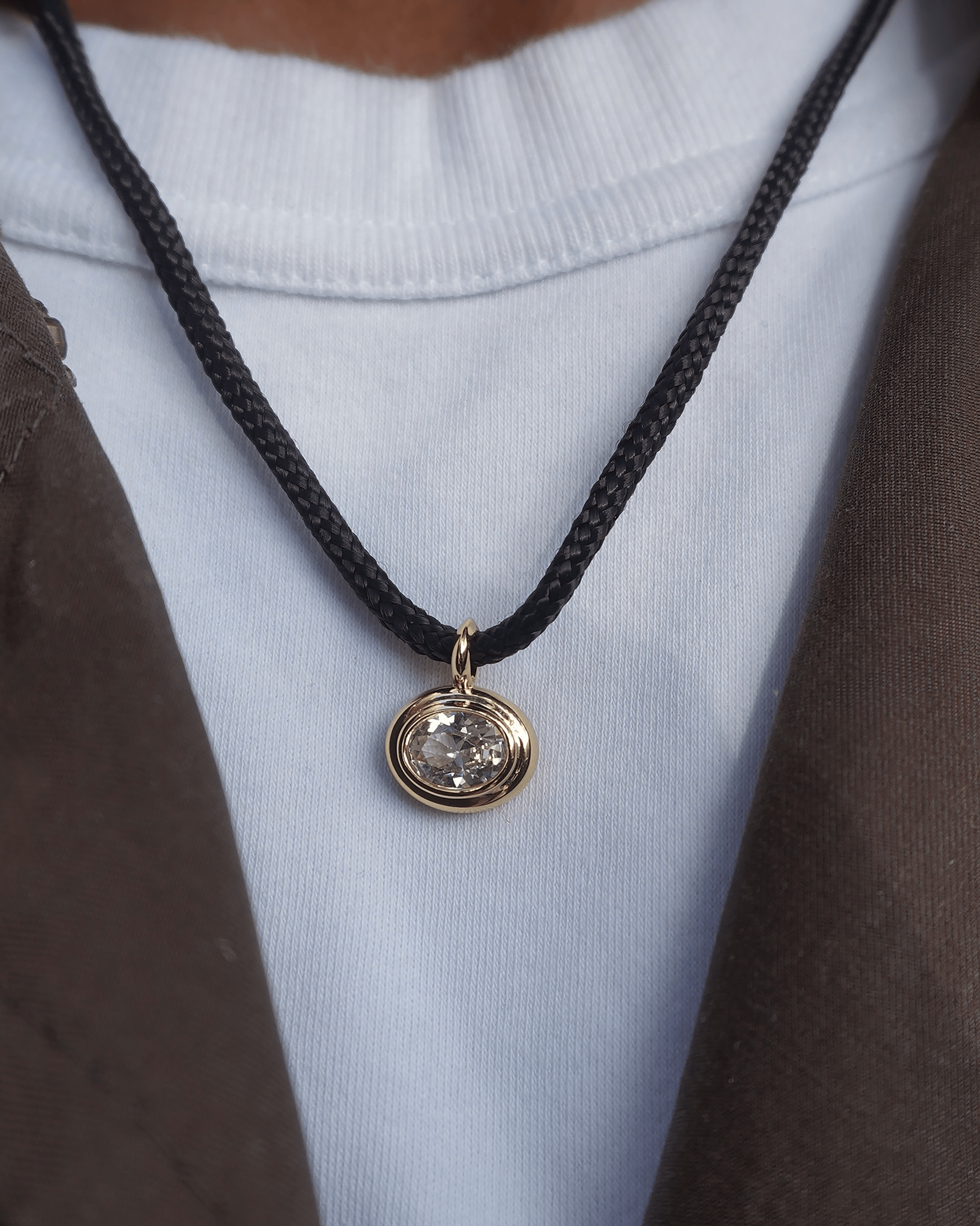 Tommy Sapphire Pendant Necklace (Montce)