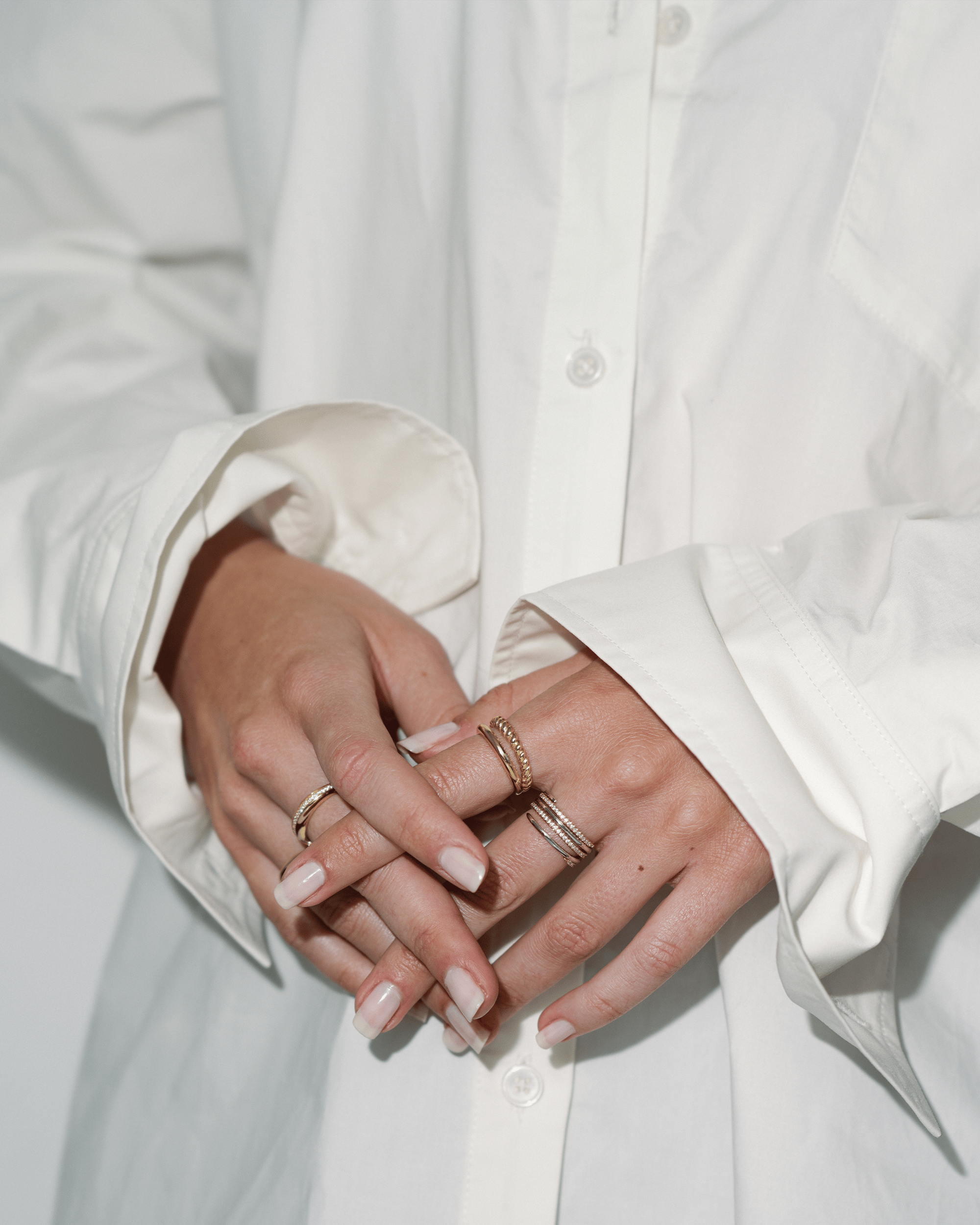 Greer Pave Spiral Ring