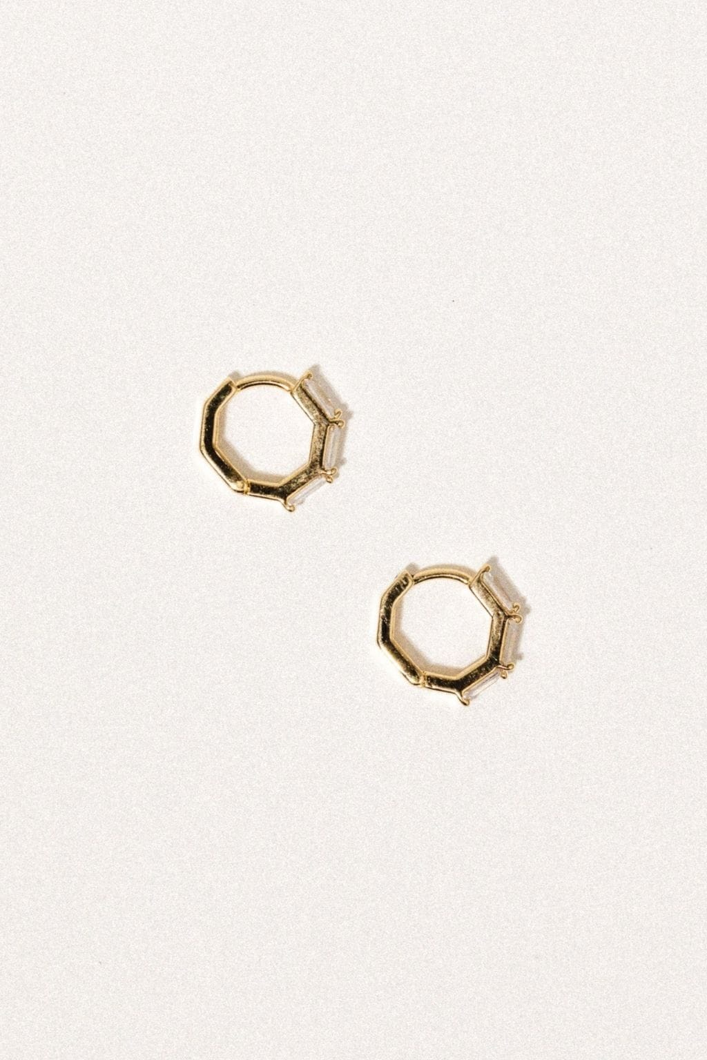 Maeve CZ Huggies (Gold)