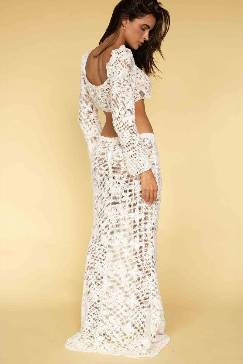 Margarita Floral Lace Natalia Skirt