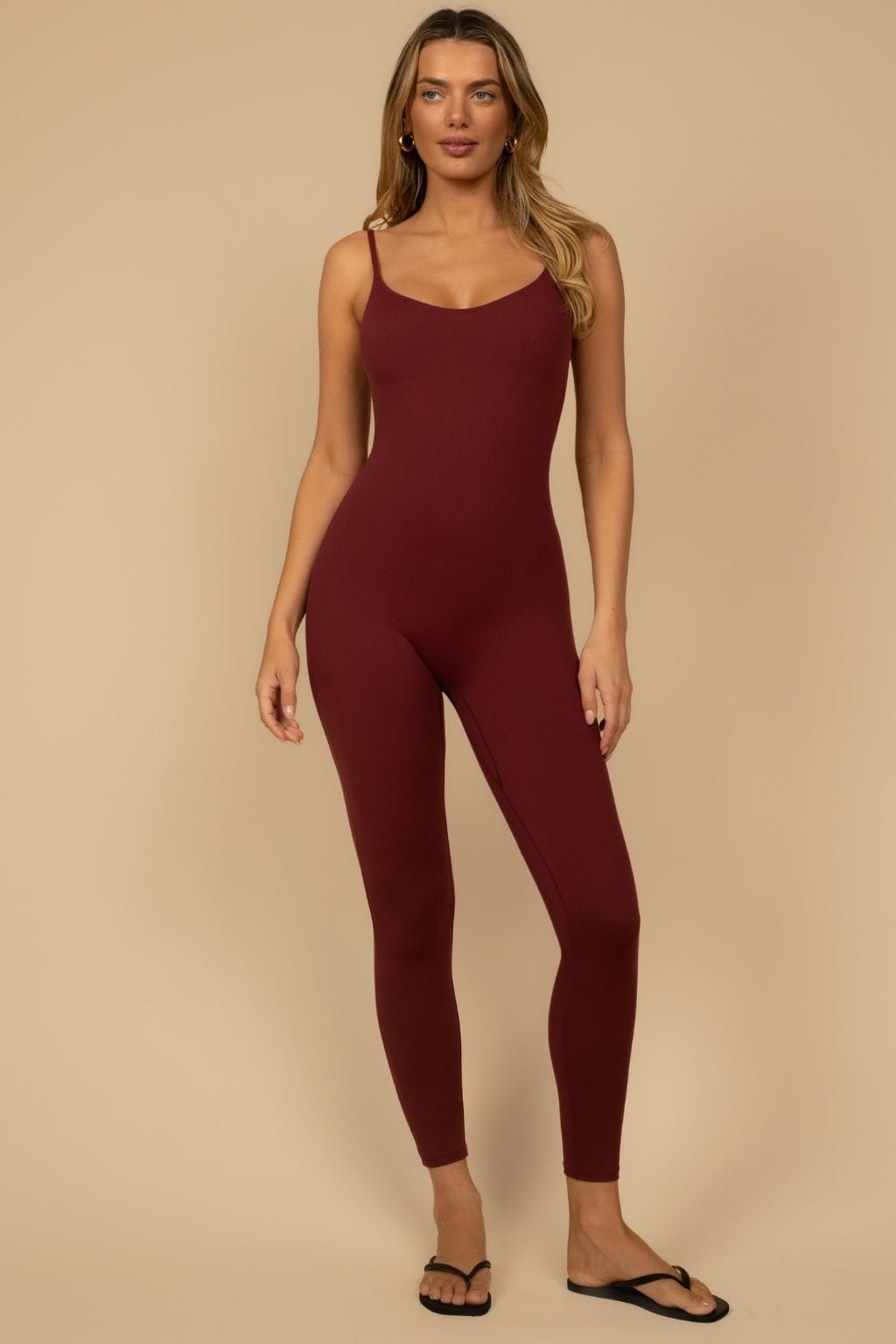 Maroon Alina Long Onesie
