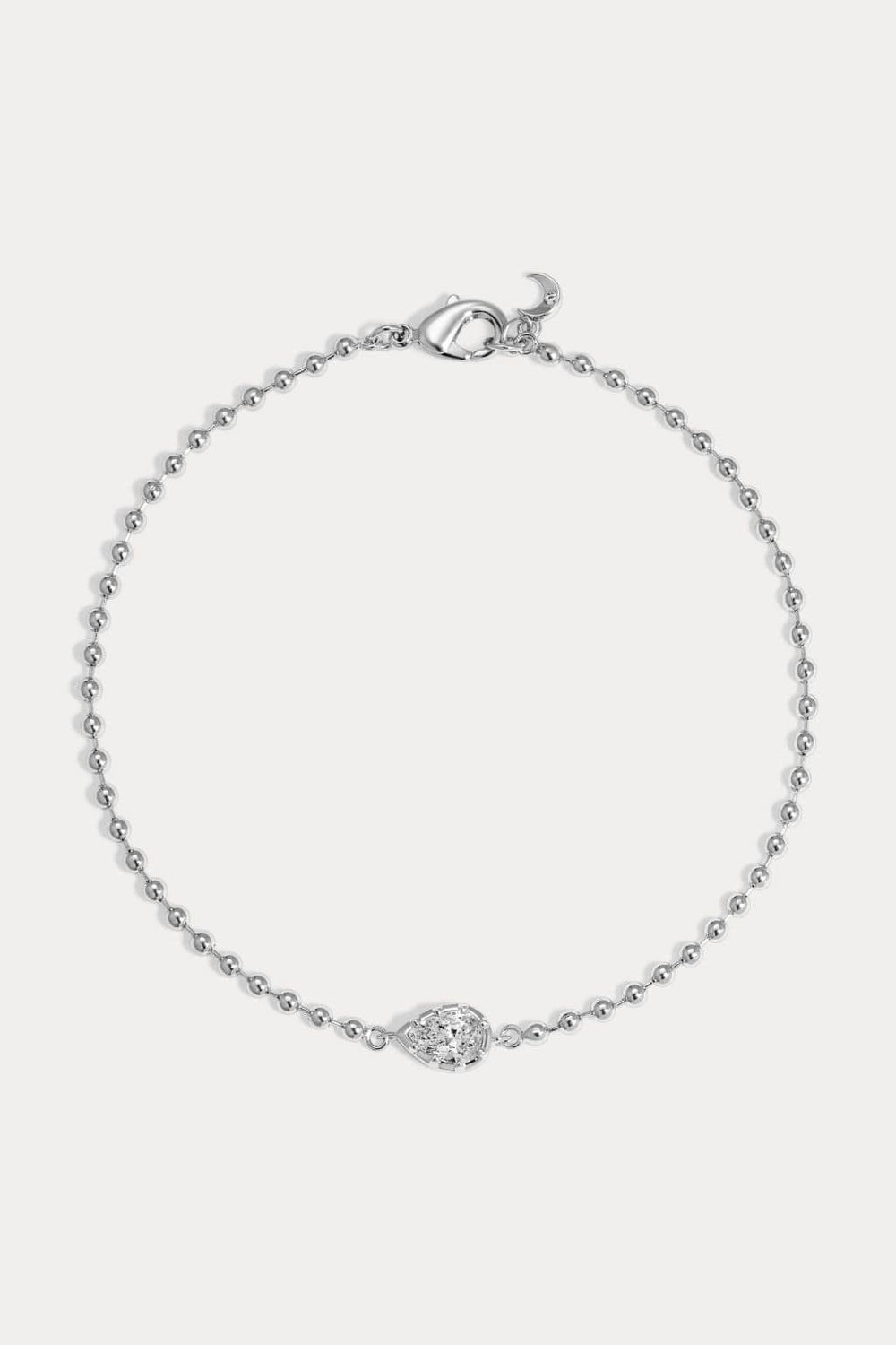Mini Cleo Pear Bracelet (Silver)