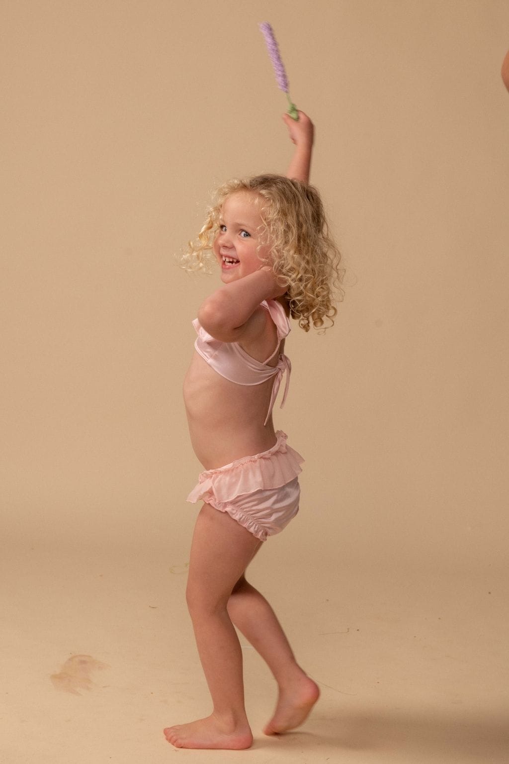 Pale Blush Silkie Mini Cabana Bikini Set