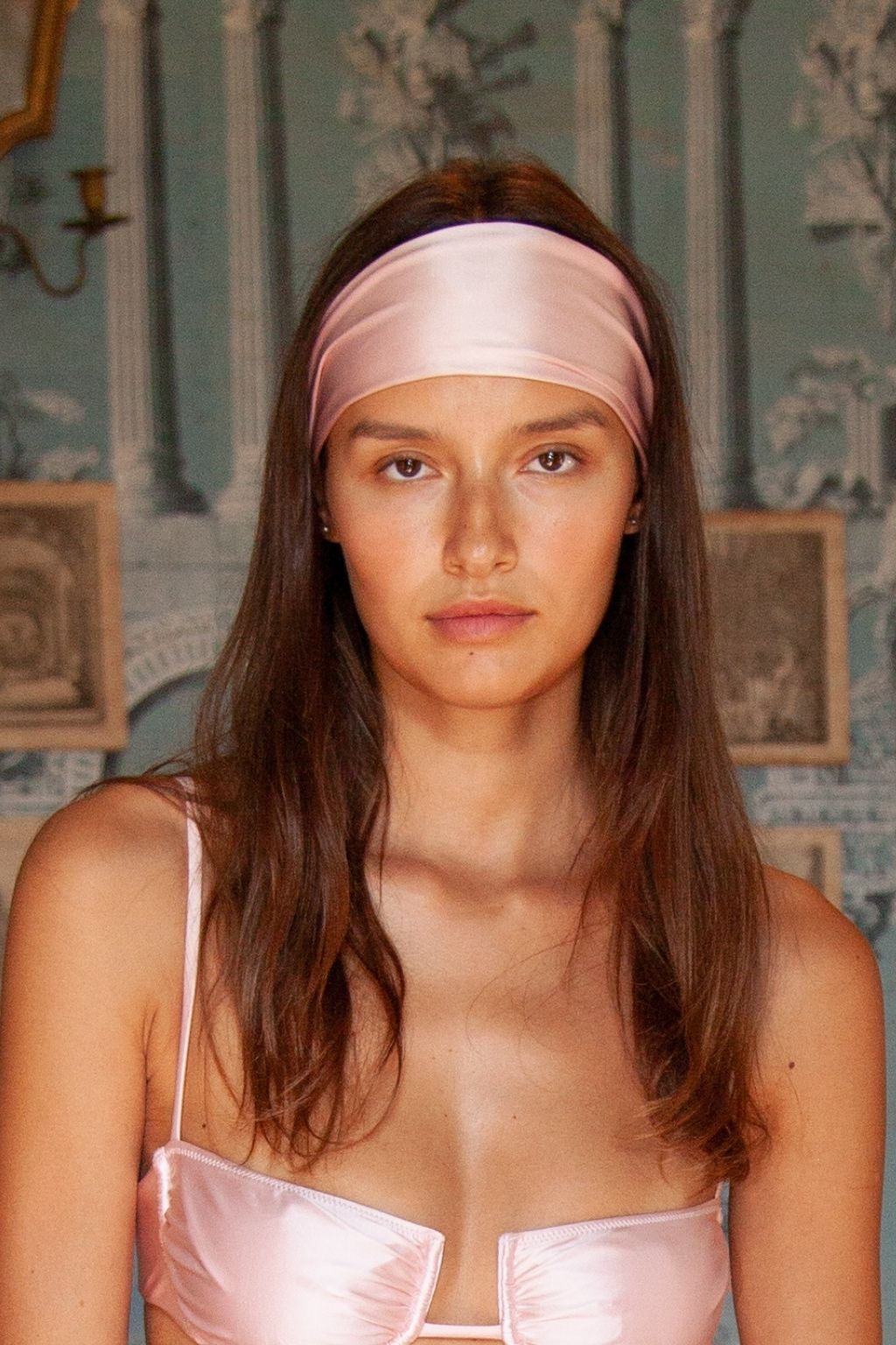 Pale Blush Silkie Wide Headband