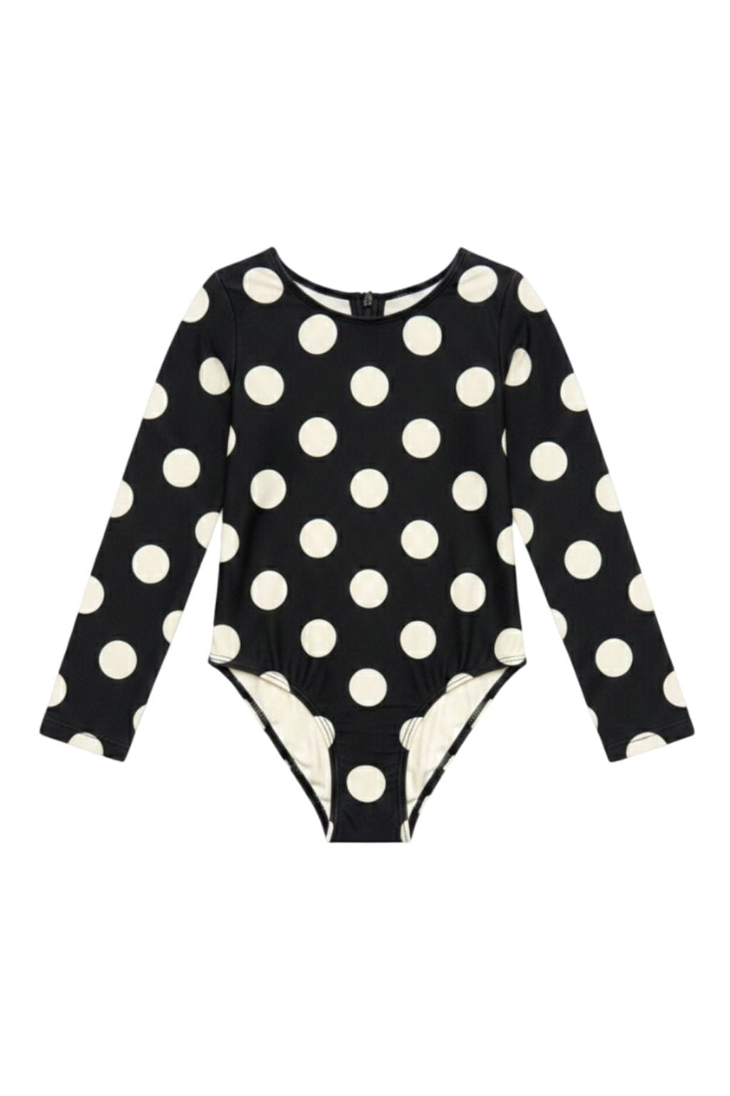 Polka Dot Mini Long Sleeve One-Piece