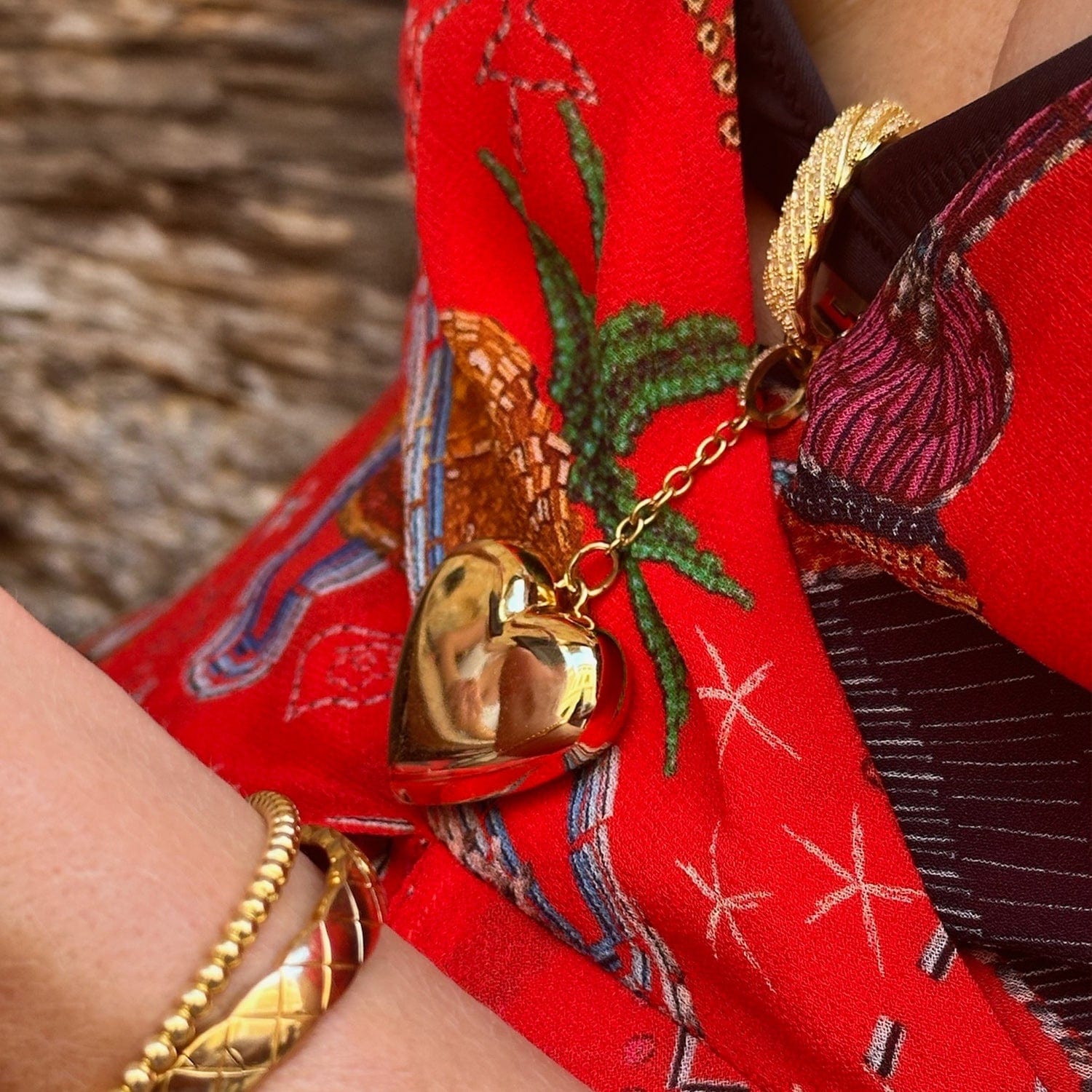 Puffy Heart Memento Charm