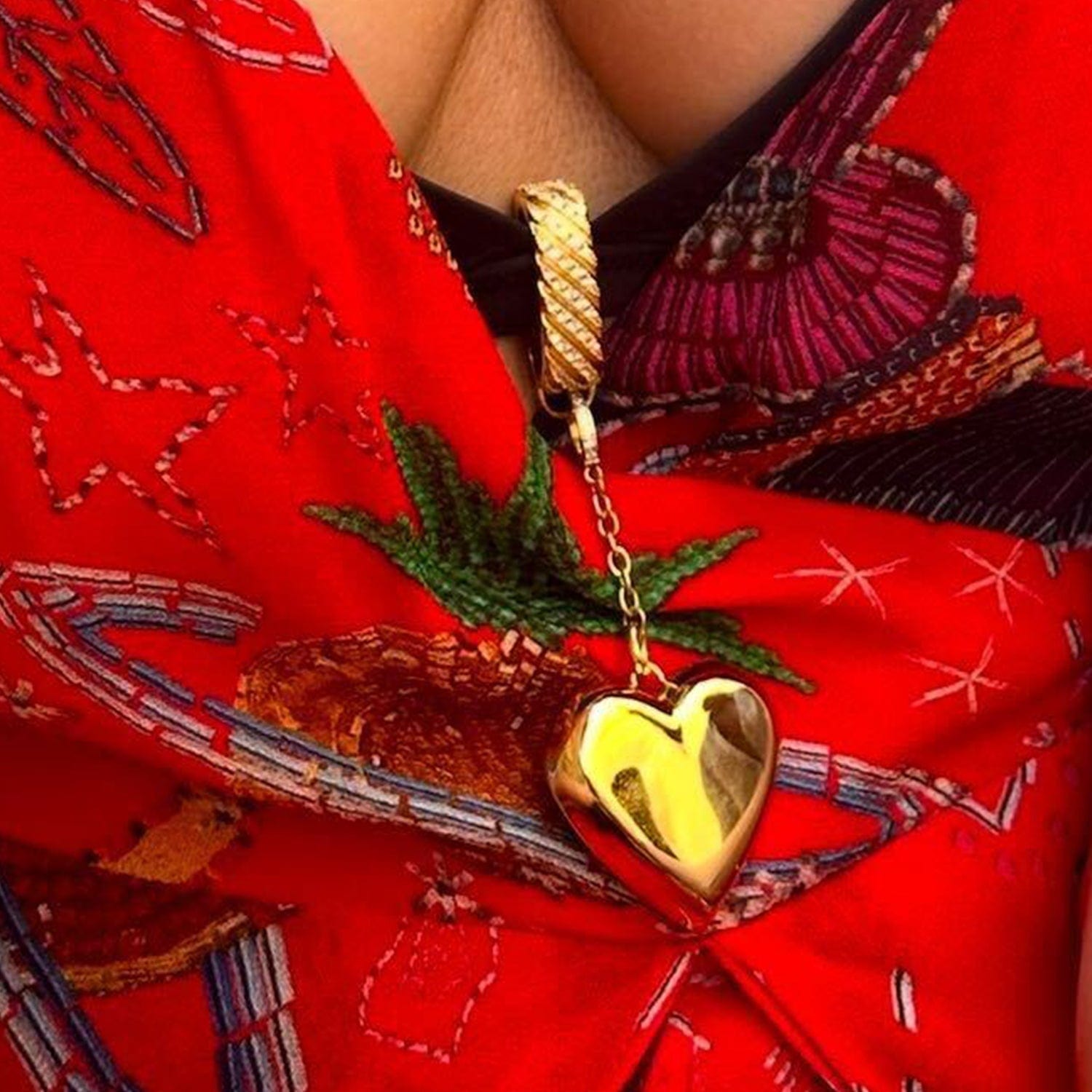 Puffy Heart Memento Charm