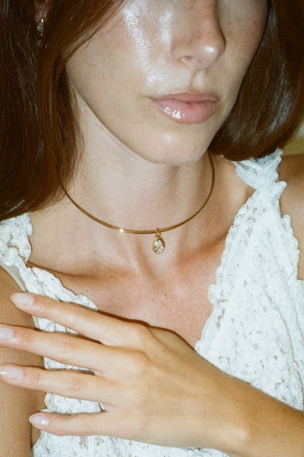 Remi Pear Collar (Gold)