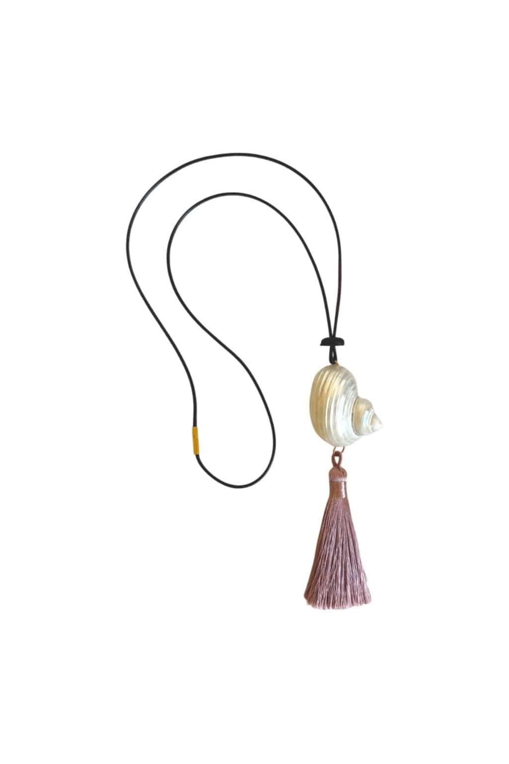 Celine Necklace (Brown/Pink)
