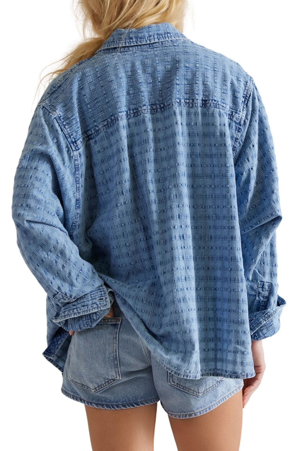 Sabine Indigo Dobby Shirt (Vintage Blue Tint)