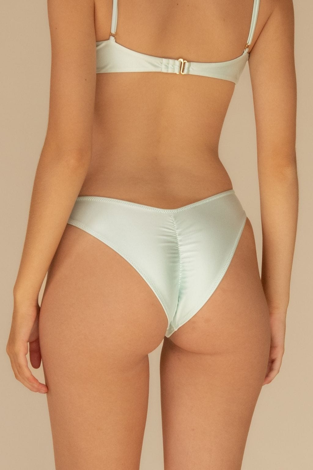 Seafoam Silkie Lulu (Zig-Zag Stitch) Bikini Bottom