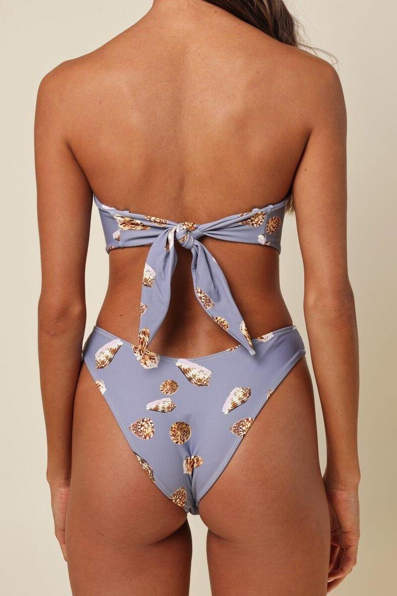 Shell Tori Ties Bandeau Bikini Top