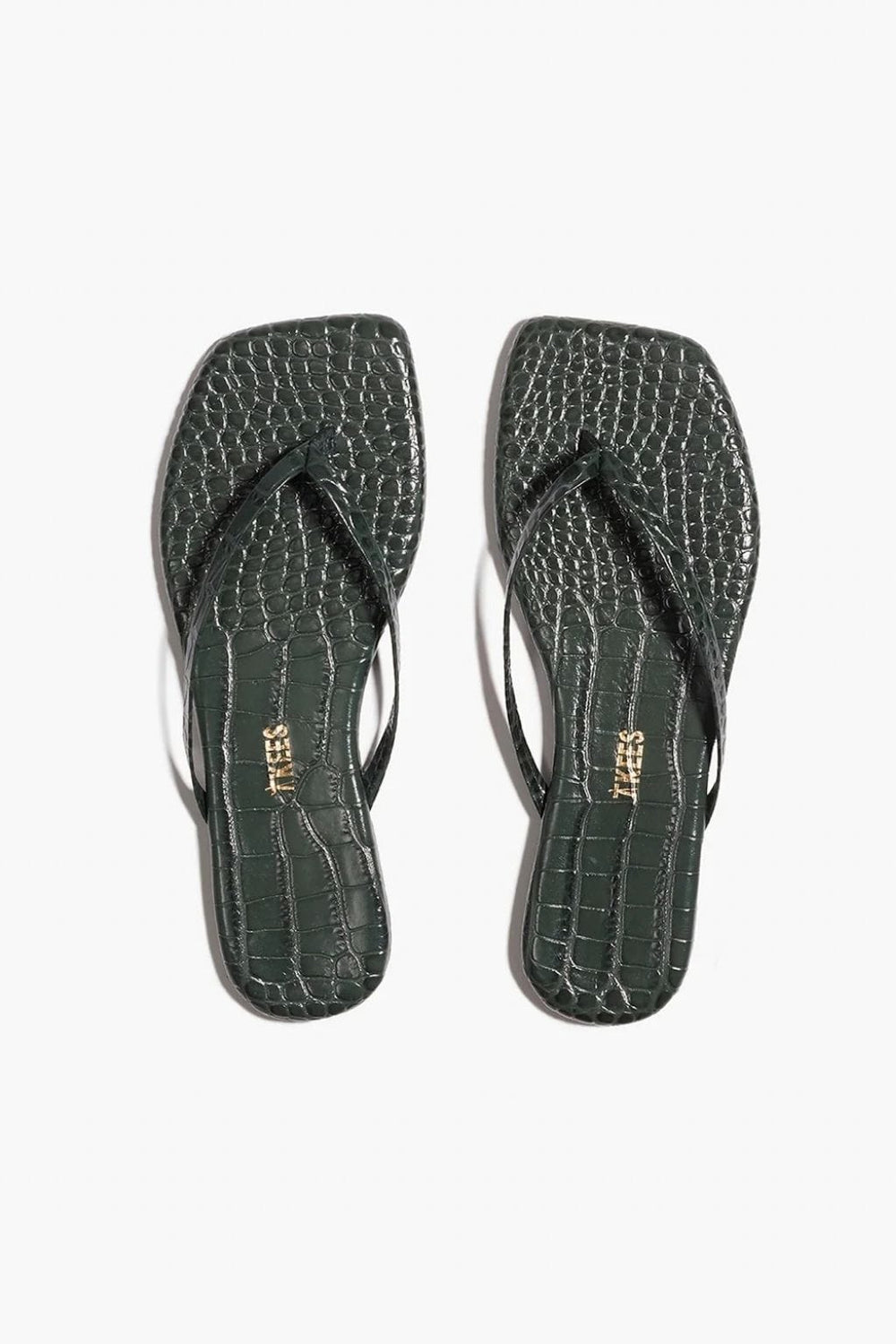 Square Toe Lily Croc (Emerald)