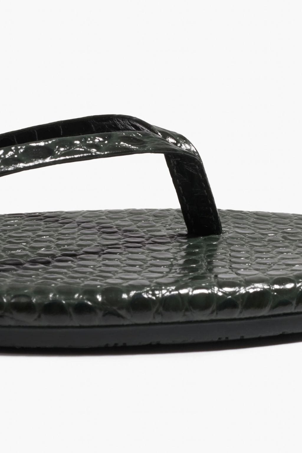 Square Toe Lily Croc (Emerald)