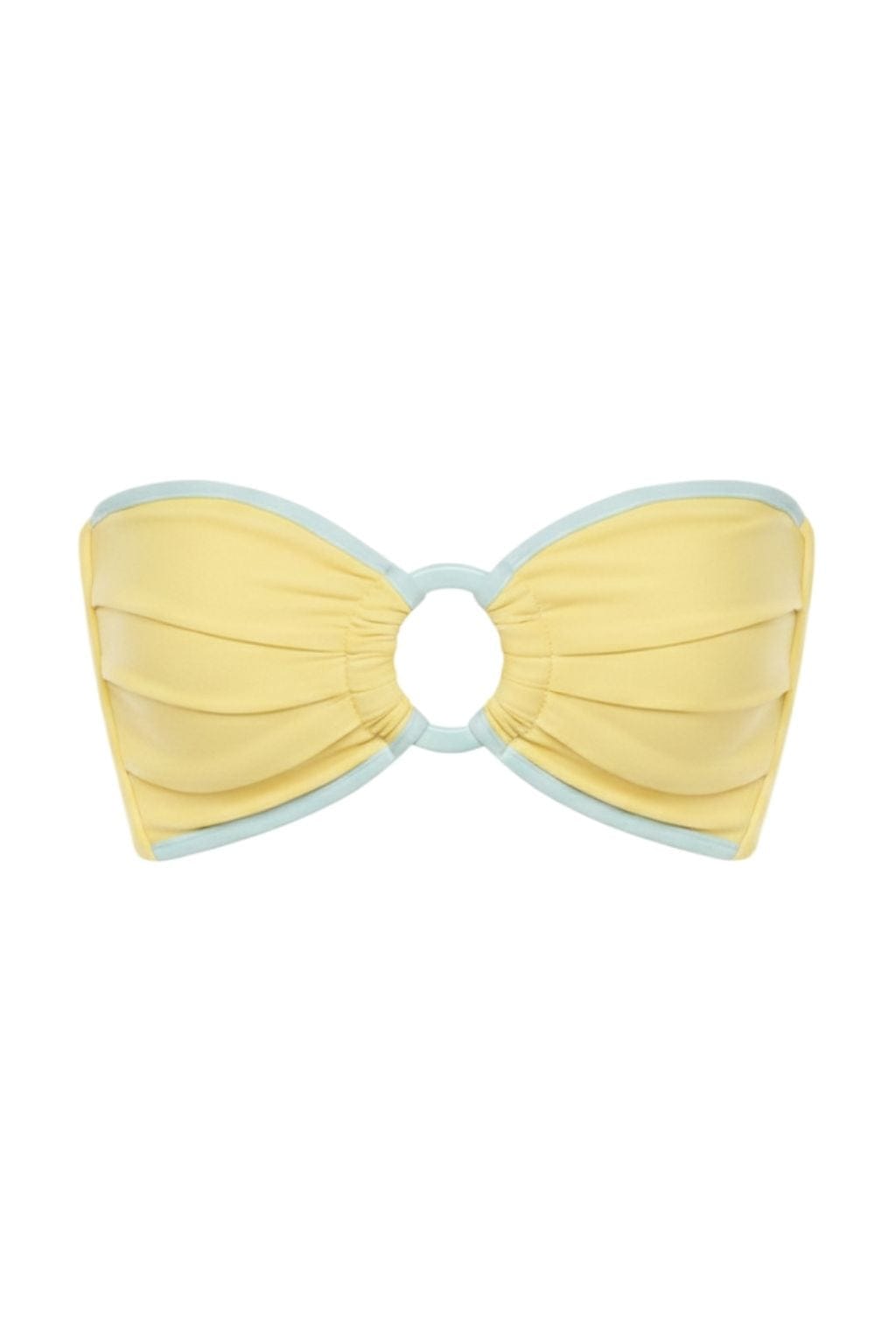 Sunshine Binded Tori Ties Bandeau Bikini Top