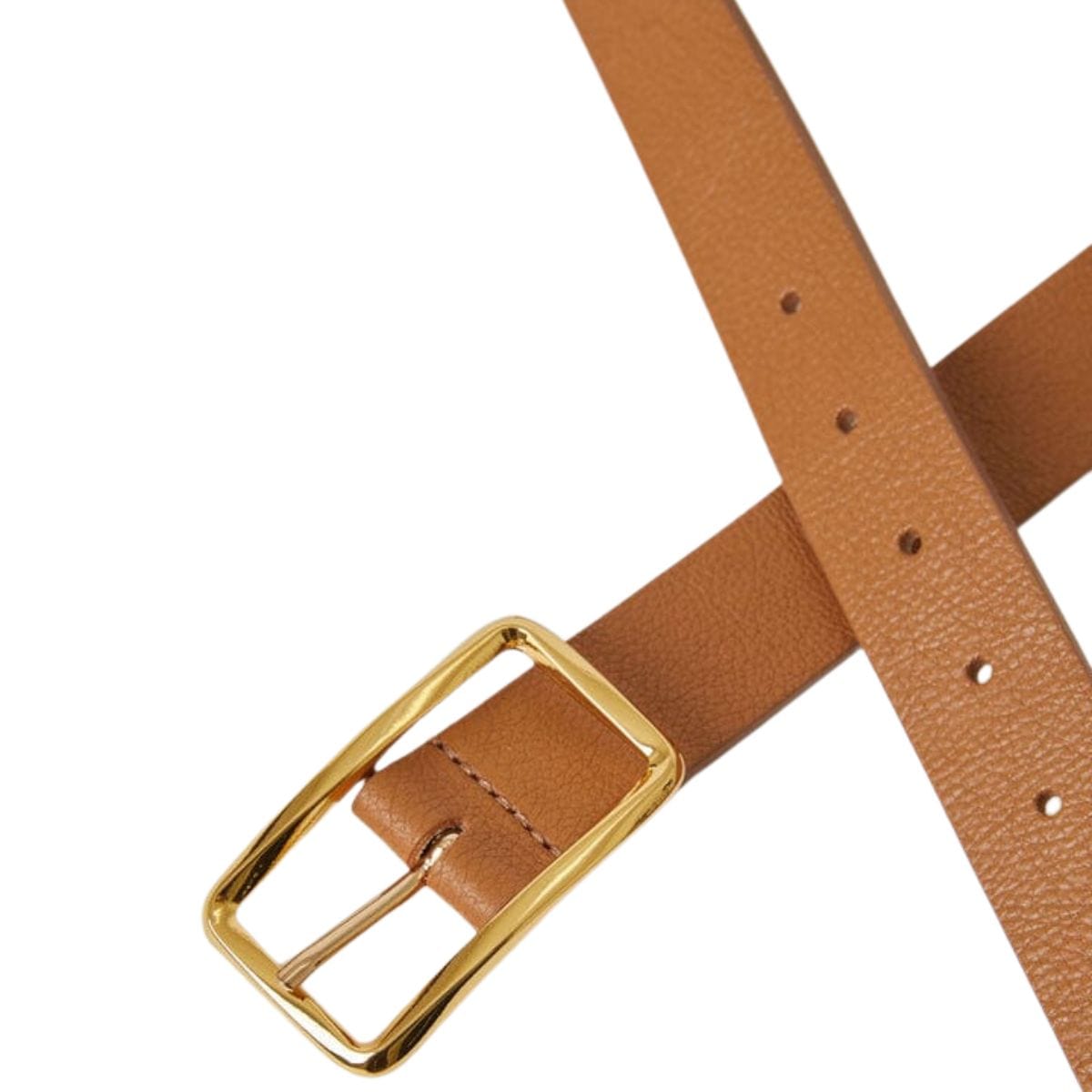 Abby Belt (Cuoio/Gold)
