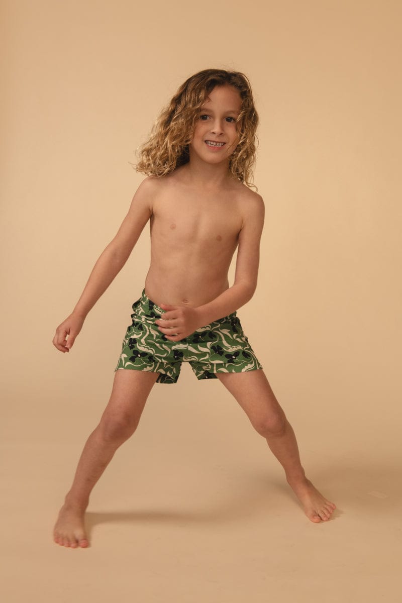 Veronica Floral Mini Swim Trunk