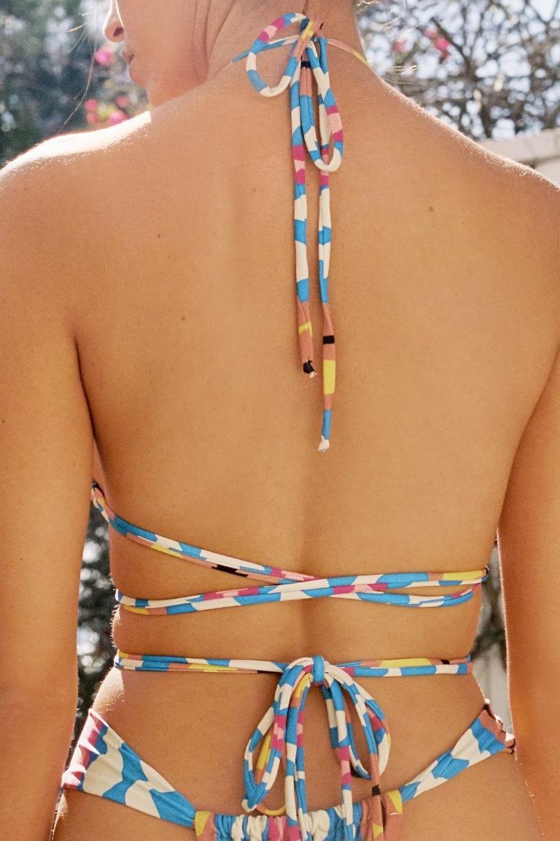 Abstract Brasil Bikini Top