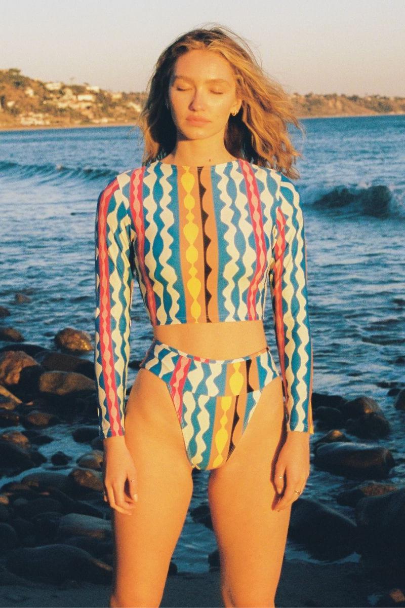 Abstract Tamarindo Binded Bikini Bottom