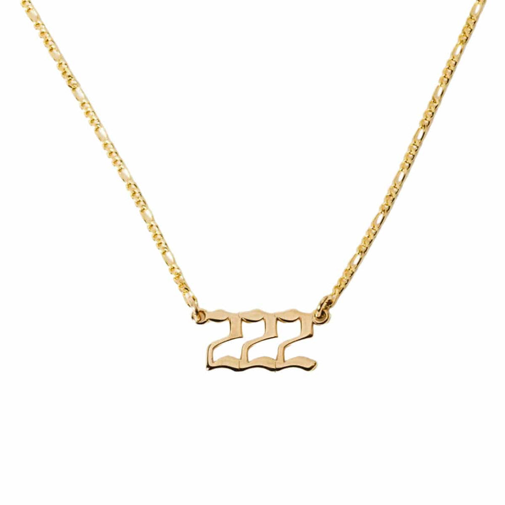 Angel Energy Necklace 222 (Gold)