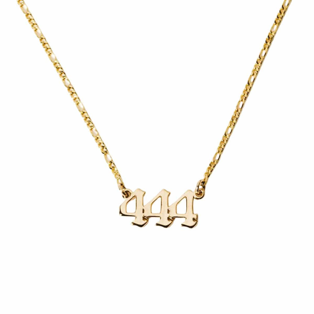 Angel Energy Necklace 444 (Gold)