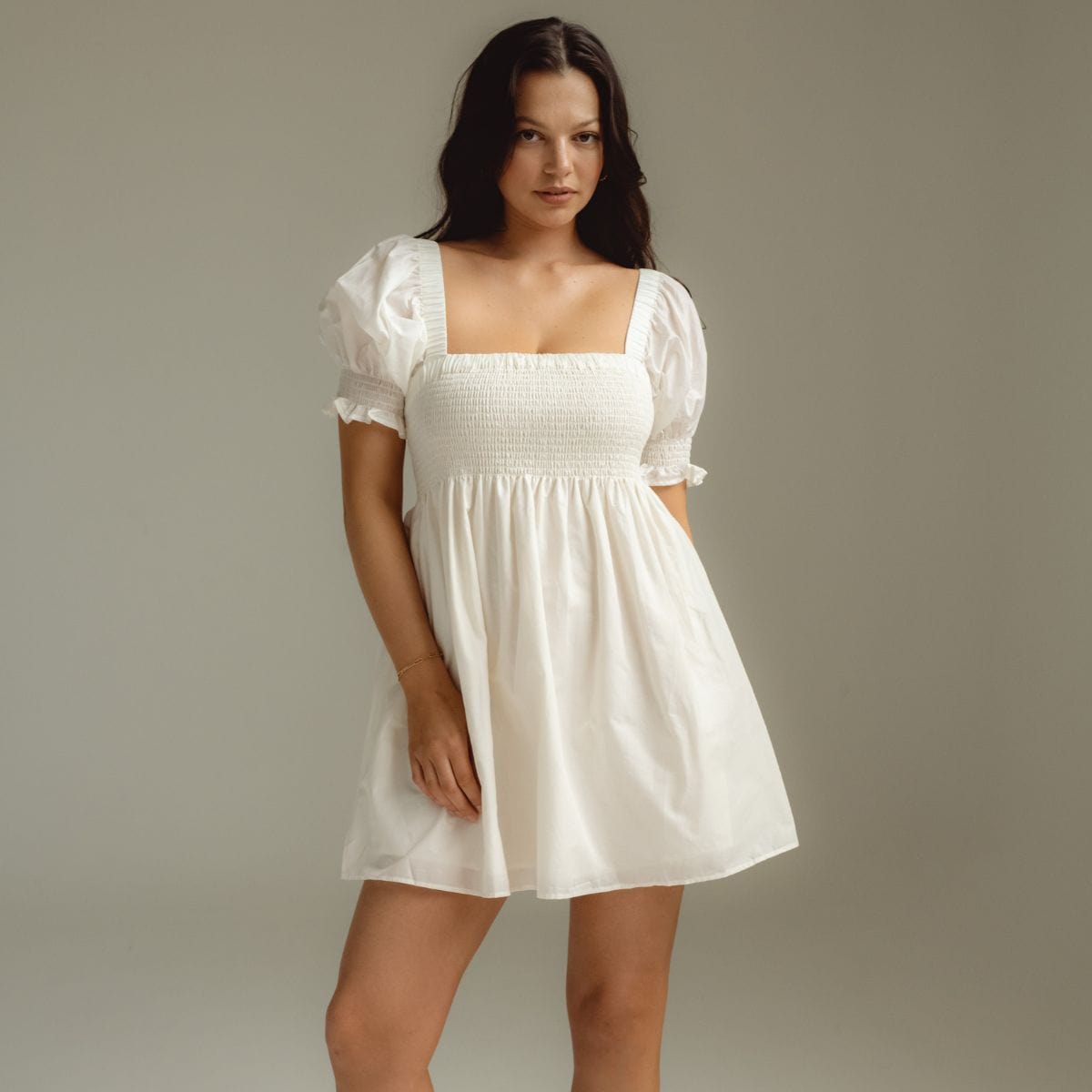Cream Marcela Dress