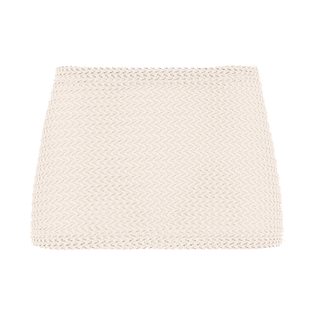 Bone Crochet Double Micro Skirt