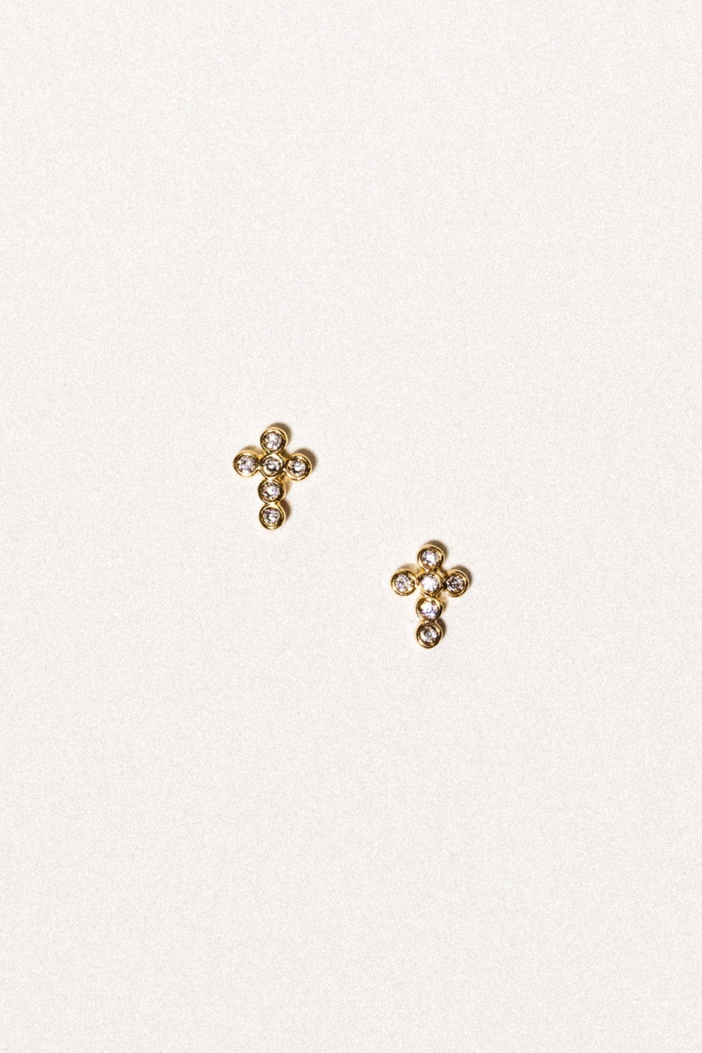 Holy Cross Stud Earrings