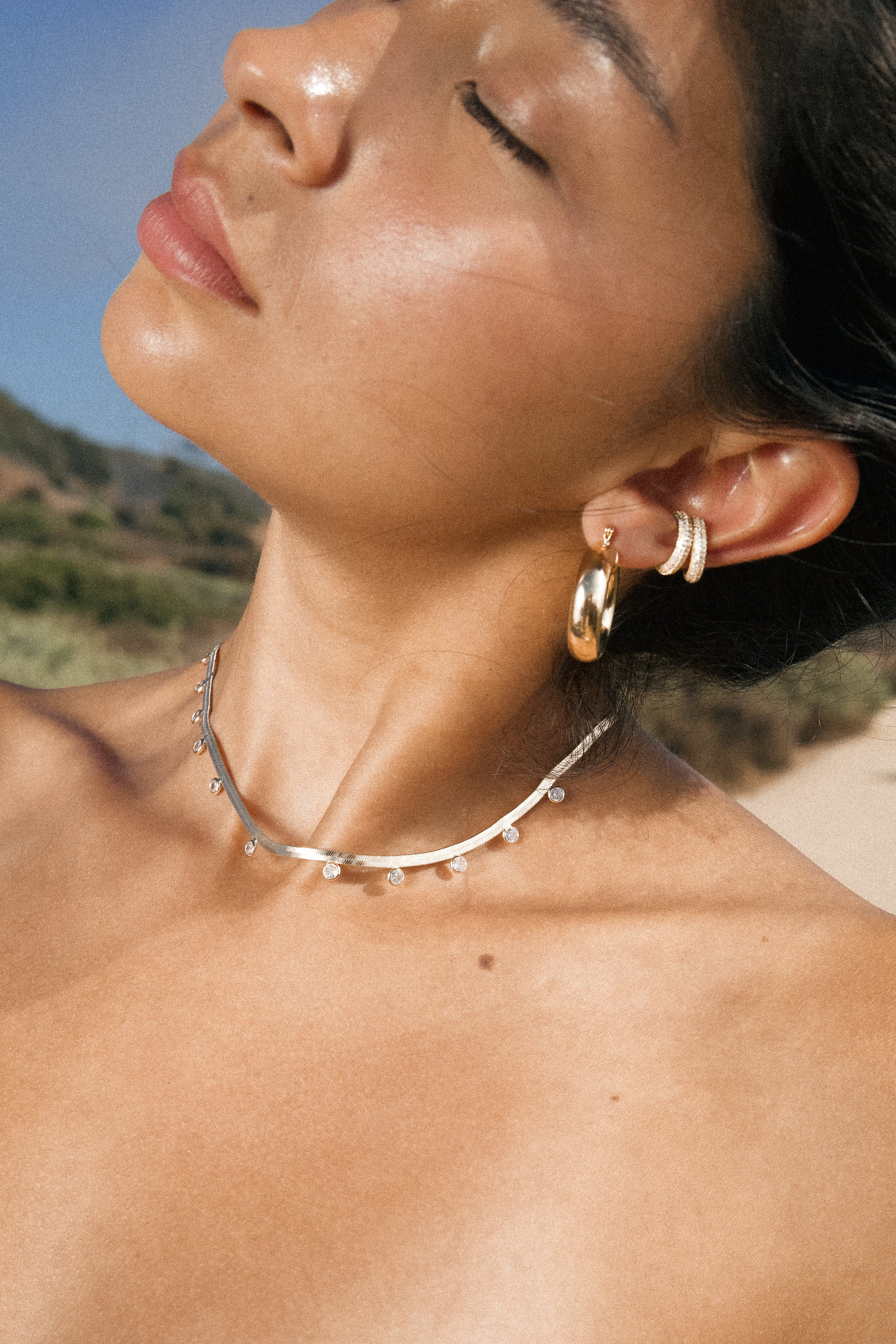 Small Aubree Tube Hoops