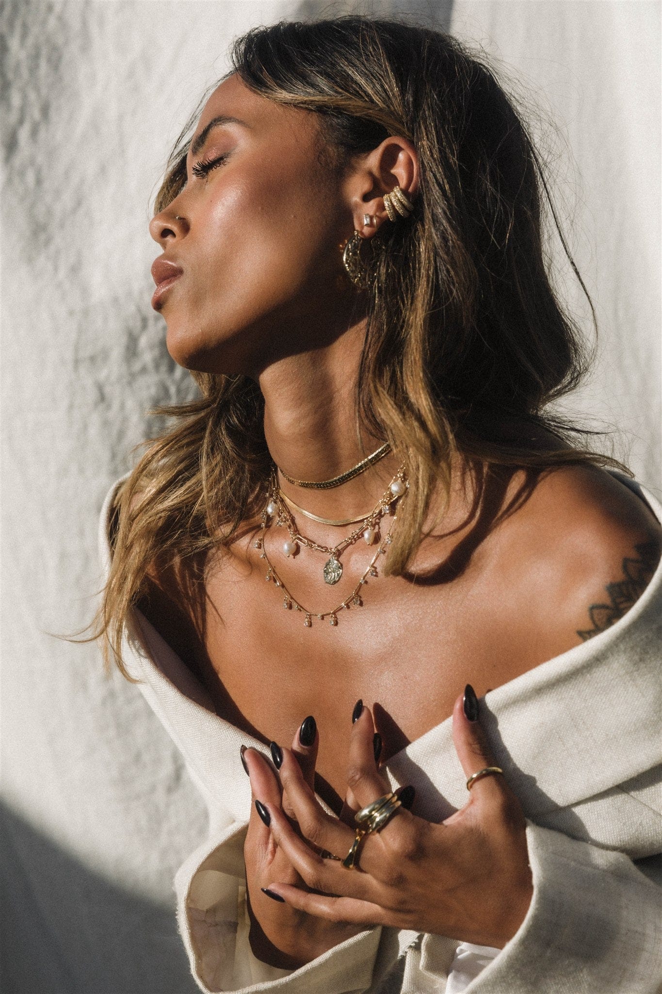 Star Dust CZ Necklace